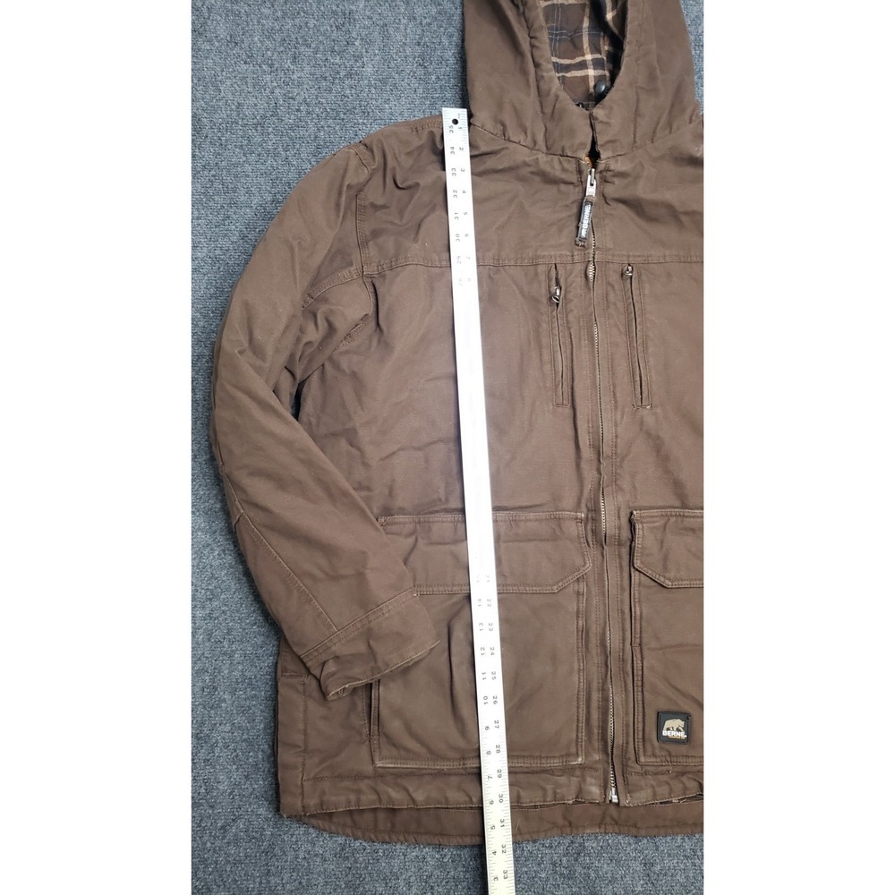 Berne Brown Duck Canvas Coat Jacket Mens XXL Hunting Work Chore Lined Carhartt - Picture 2 of 10